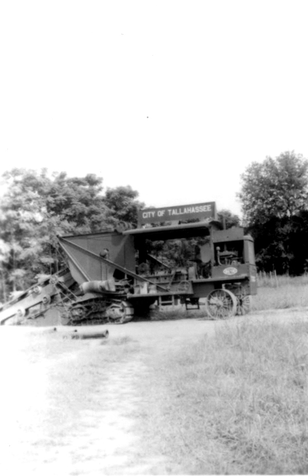 P&H trencher at the Los Robles subdivision in Tallahassee, Florida.