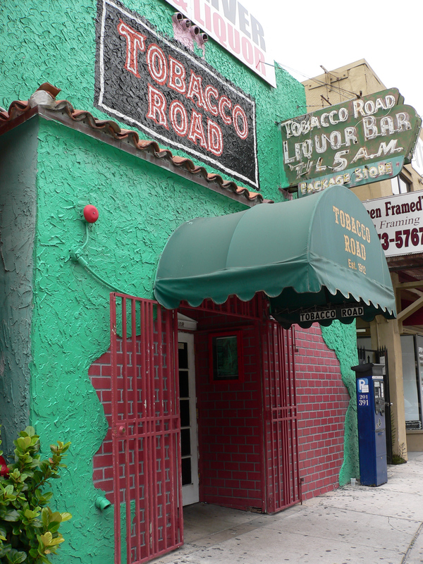 Florida Memory • Front of the Tobacco Road liquor bar at 626 S. Miami Ave