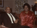Sam and Aquilina Howell on their 25th "Silver" Anniversary.