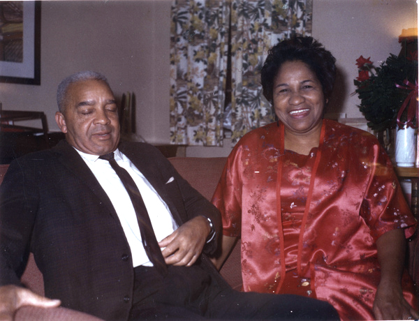 Sam and Aquilina Howell on their 25th "Silver" Anniversary.