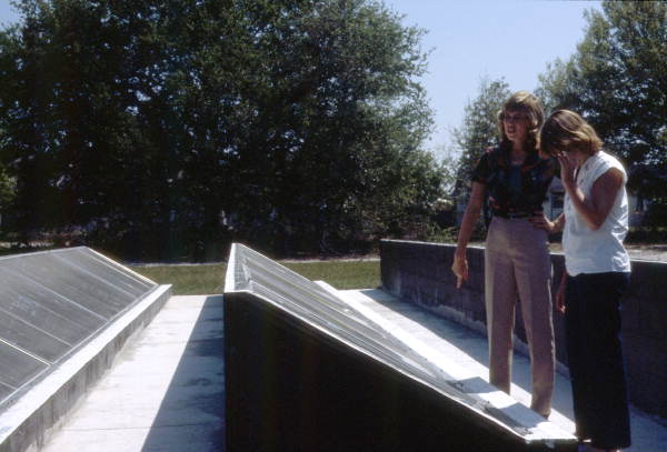 Solar water heating.