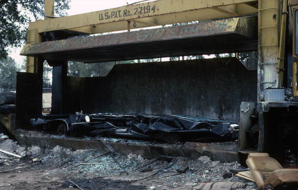 Remains of car in a crusher - Mims, Florida