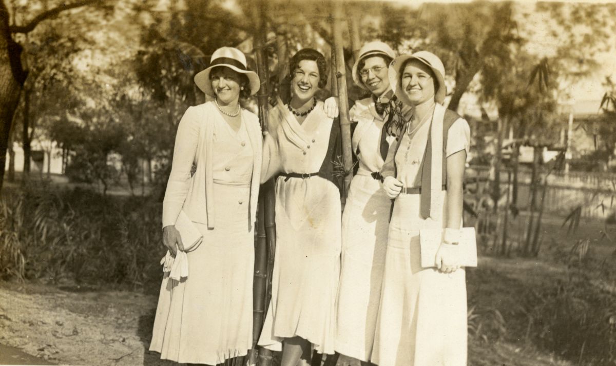Chi Delta Nu Sorority sisters at Southern College in Lakeland, Florida.