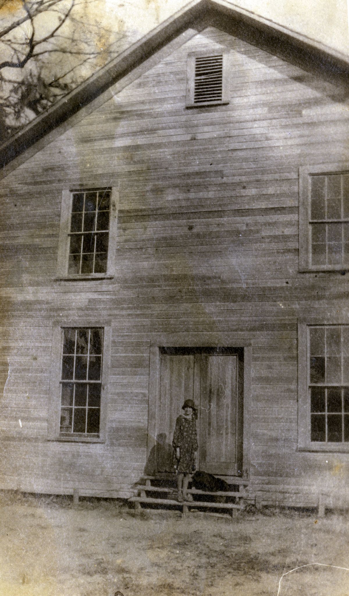 First school building in Reddick, Florida.