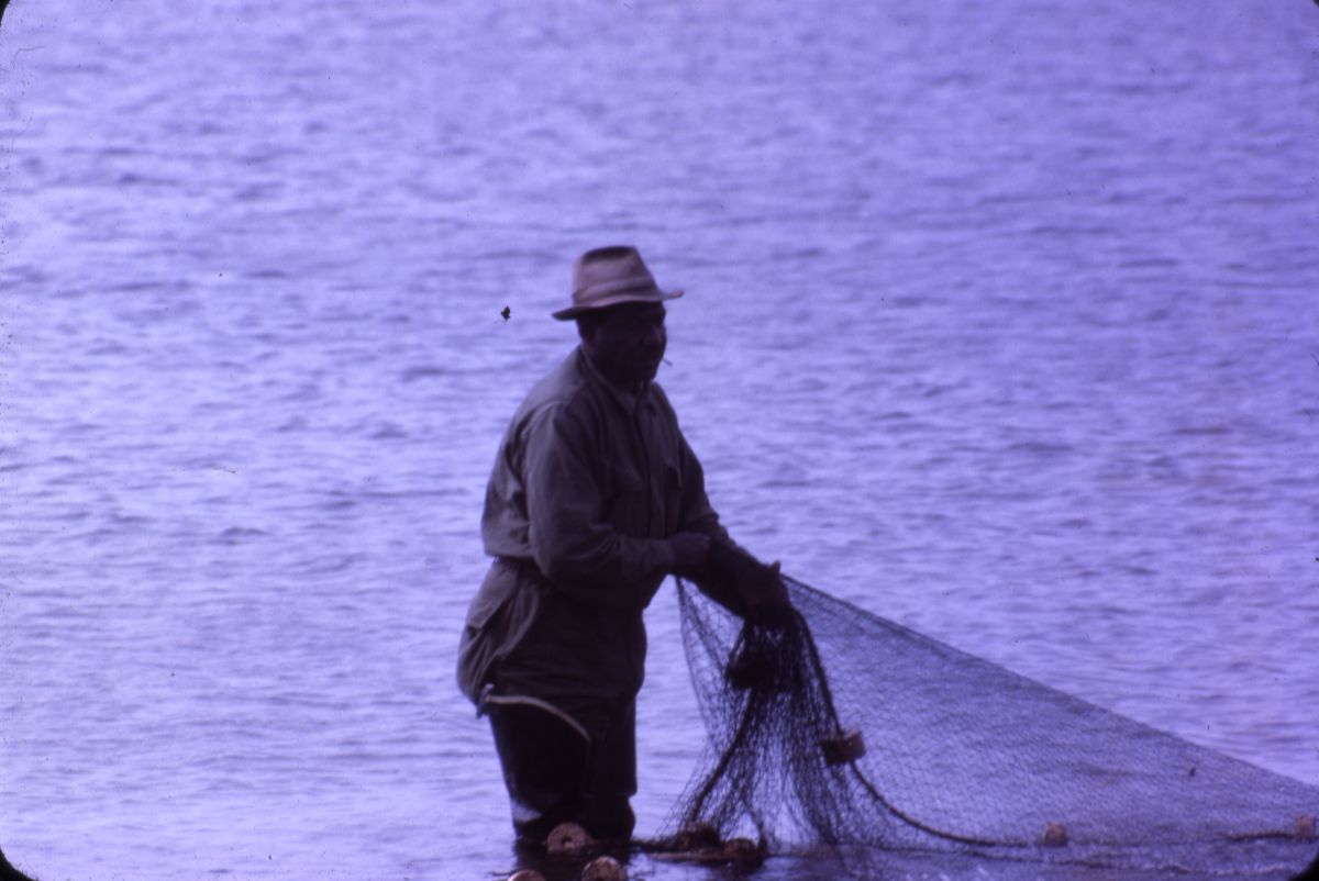 Mullet fisherman - Shell Point, Florida