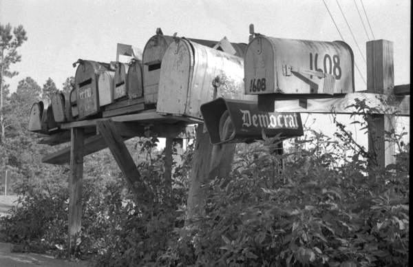 View of mailboxes - Tallahassee, Florida.