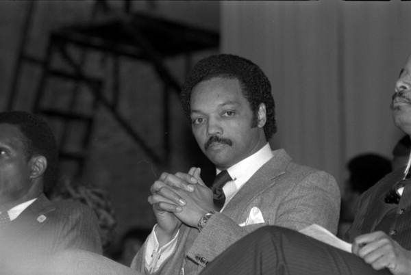 Jesse Jackson, 1984 presidential candidate at FAMU - Tallahassee, Florida.