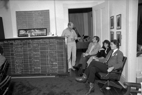 Members of the Democratic Party wait for results of elections - Tallahassee, Florida.