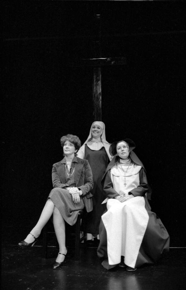 View of actresses performing on stage at Tallahassee Little Theater - Tallahassee, Florida.