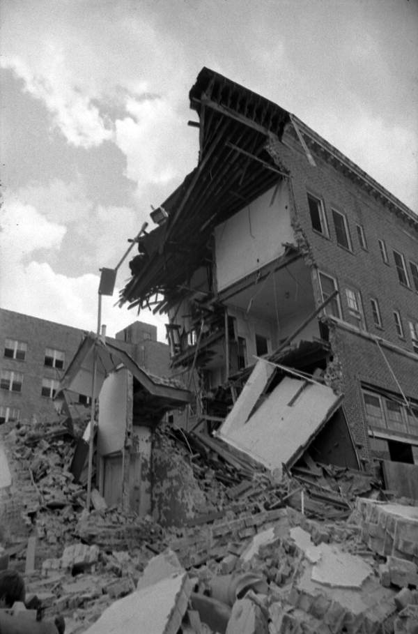 Demolition of the Floridan Hotel - Tallahassee, Florida.