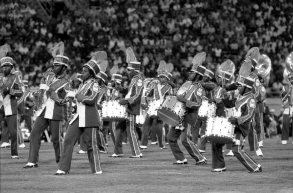 FAMU "Marching 100" perform for the crowd - Tallahassee, Florida.
