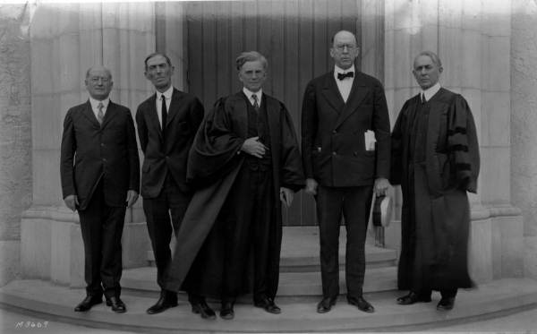 Group portrait of Coral Gables Congregational Church ministers.