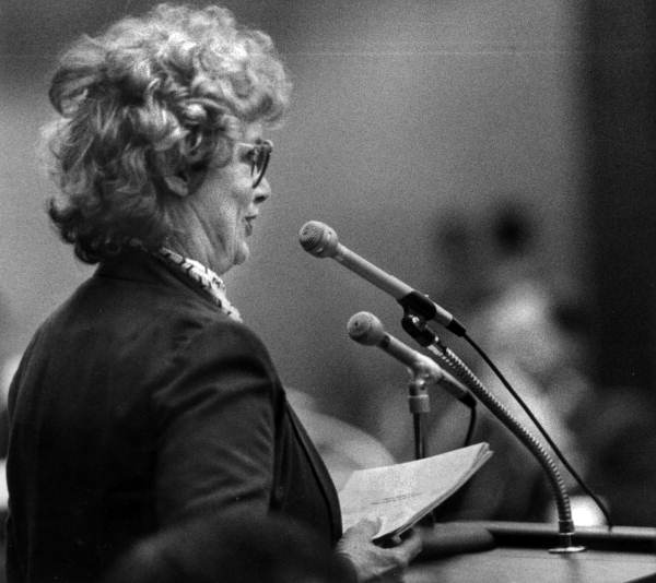 Nikki Beare, Lobbyist addresses the Senate Commerce Committee - Tallahassee, Florida