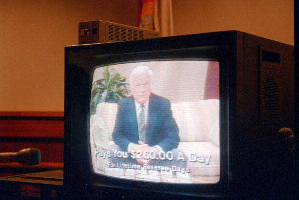 Bill Gunter speaks about the need to crack down on misleading insurance commercials - Tallahassee, Florida
