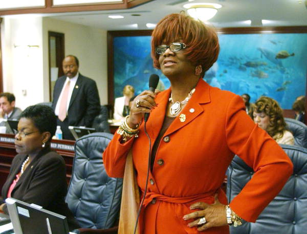 Rep. Dorothy Mindingall-Bendross closing debate on her amendment to the House's budget proposal in Tallahassee.