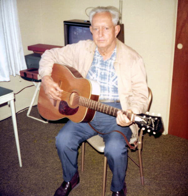 Portrait of Lake Hamilton guitar player Willie Harrod.