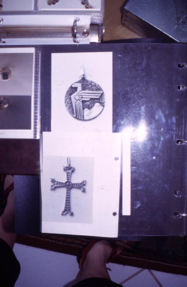 Photographs showing jewelry made by Armenian jeweler Setrag Kalandjian in Coral Springs, Florida.