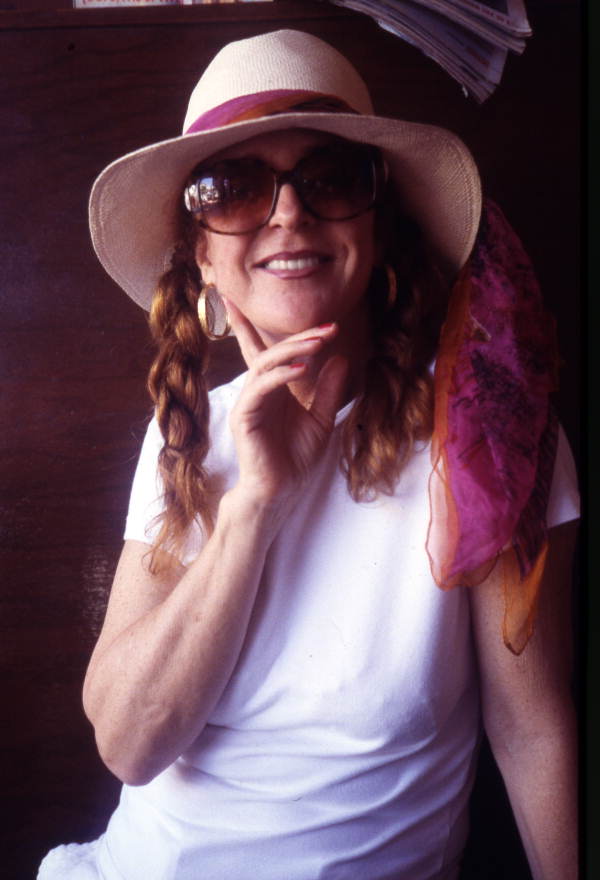 Portrait of Australian tango & flamenco dancer Elaine Jones in Miami Beach, Florida.