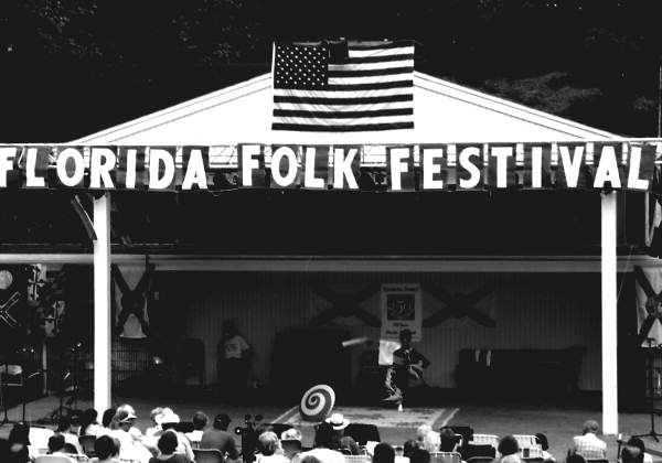 Wako Kai performing a Japanese dance at the Florida Folk Festival- White Springs, Florida