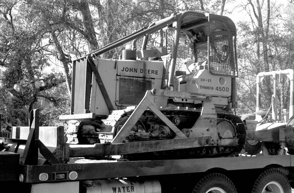 John Deere tractor used by the Florida Division of Forestry.