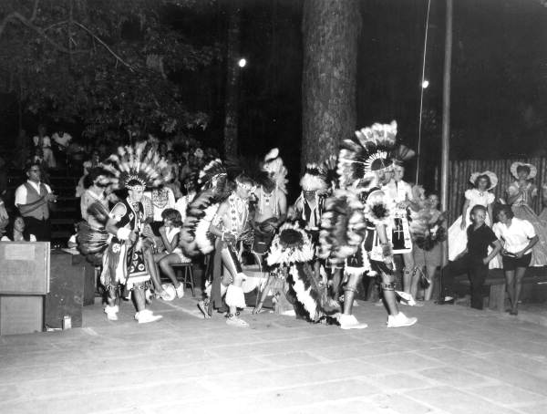 Echocktee Lodge Dance Team (Order of the Arrow) of Gainesville at the Folk Festival- White Springs, Florida
