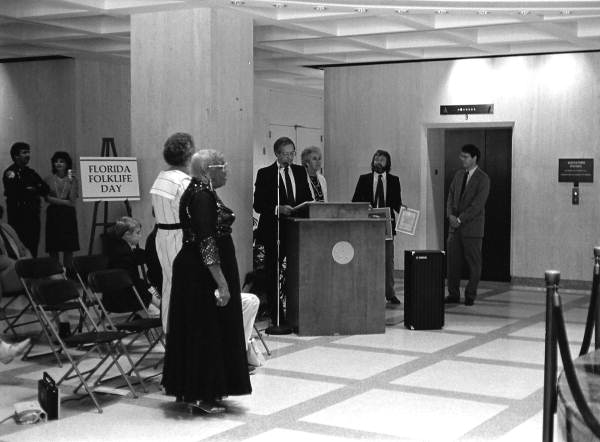 Florida Folk Heritage Award ceremony for Mary Smith McClain and Nancy Morgan - Tallahassee, Florida.