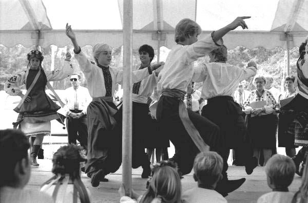 Ukrainian dance being performed - White Springs, Florida