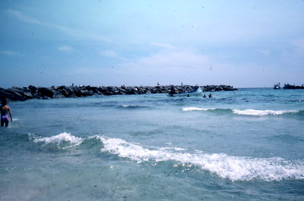 View of jetty - Panama City, Florida