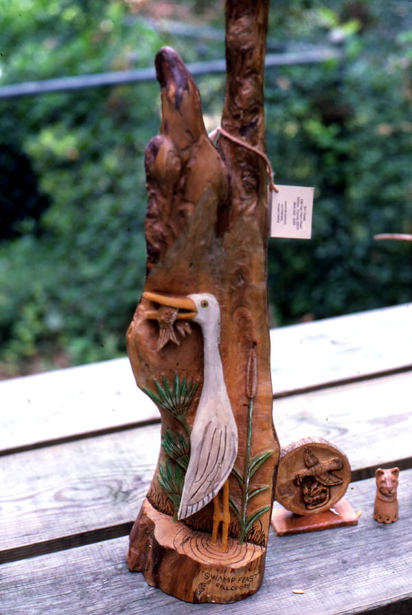 Wood carving made by Bill Cooey- Milton, Florida