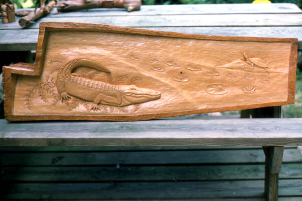 Wood carving made by Bill Cooey- Milton, Florida