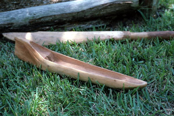 Miniature dugout canoe- Tampa, Florida