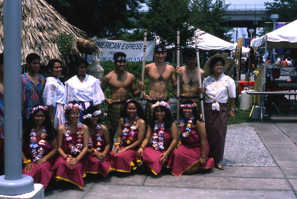 Hawaiian dancers at Jacksonville's World of Nations- Jacksonville, Florida.