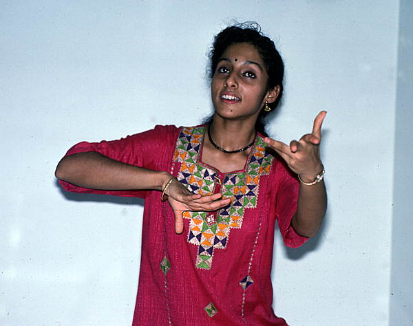 Nila Radhakrishnan performing an East Indian dance- Dade City, Florida