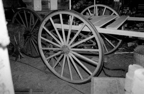 Wagon wheels made by John Luther - McAlpin, Florida