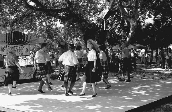 Scottish Country dancing at Key Biscayne Scottish Games- Key Biscayne, Florida