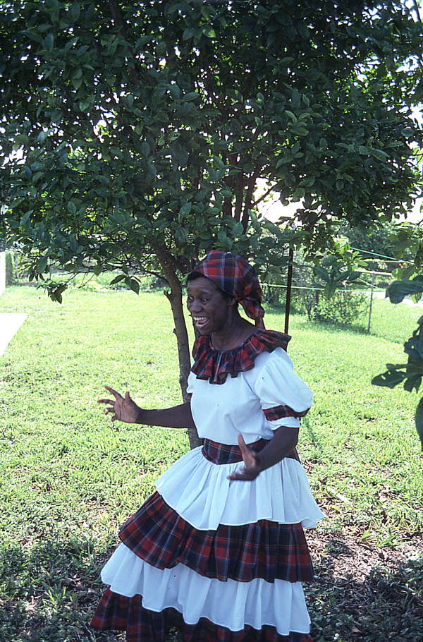 Lucille Frances-Fuller telling a Jamaican folk story- Carol City, Florida