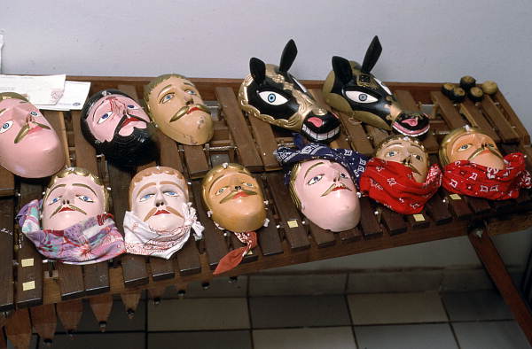 Masks made by Nicaraguan American Jose Silva - Pembroke Pines, Florida