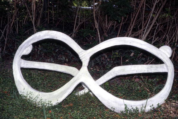 Sculpture of eyeglasses made by Trinidadian Raphael Samuel - West Palm Beach, Florida.