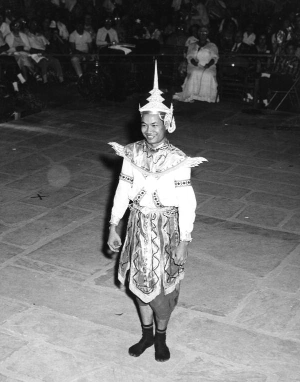 Cambodian American dancer at the Florida Folk Festival - White Springs, Florida.