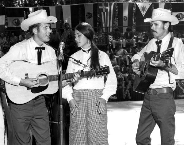 Jack Haslam, at right, and the Big Bend Ramblers playing at the 1970 Florida Folk Festival - White Springs, Florida.