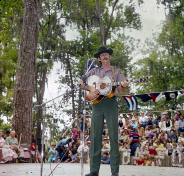 Dale Crider performs at the Florida Folklife Festival - White Springs, Florida