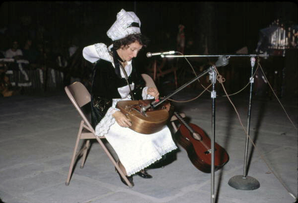 Sonia Malkine performs at the Florida Folklife Festival - White Springs, Florida