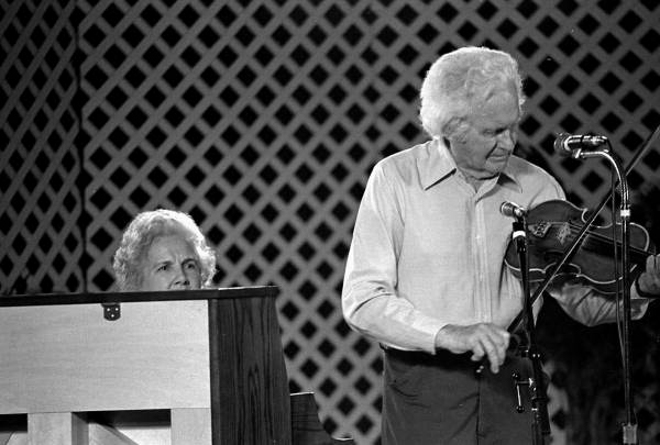 Troy and Lucy Lovelace of Brandon performing at the 1985 Florida Folk Festival - White Springs, Florida