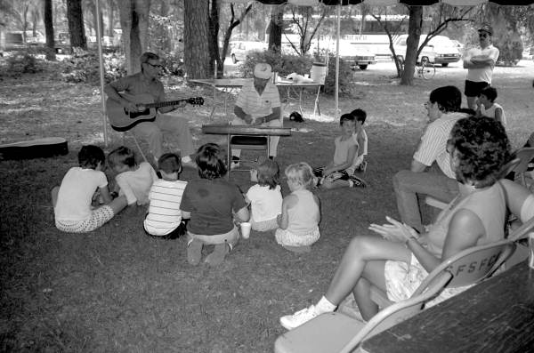 The Boyd Brothers performing at the 1989 Florida Folk Festival - White Springs, Florida