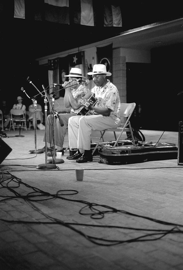 John Cephas and Phil Wiggins performing at the 1991 Florida Folk Festival - White Springs, Florida