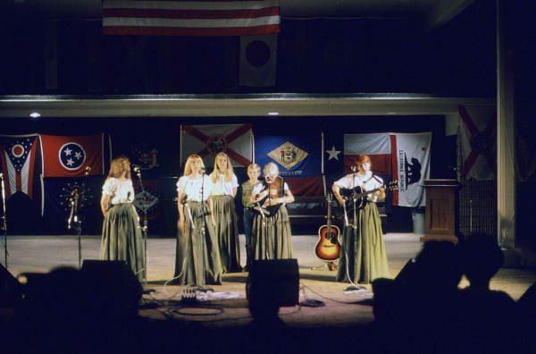 The Makley family performing at the 1992 Florida Folk Festival - White Springs, Florida.