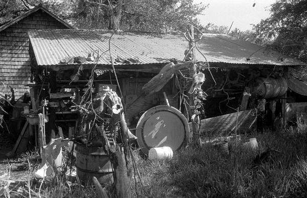 Shed at the Cypress Knee Museum - Palmdale, Florida.