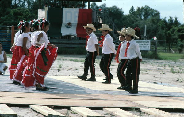 Performers dancing - Pierson, Florida