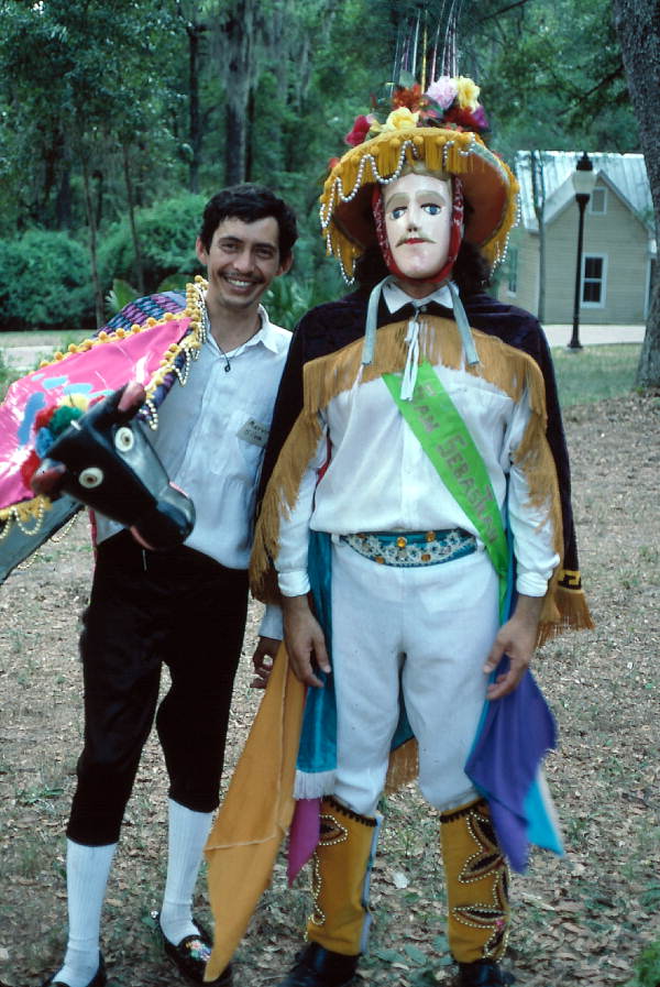 Marvin Silva (Left) and Jose Silva (Right) at the Florida Folk Festival - White Springs, Florida .