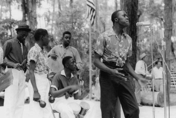 Students from New Douglas High School in Live Oak performing- White Springs, Florida